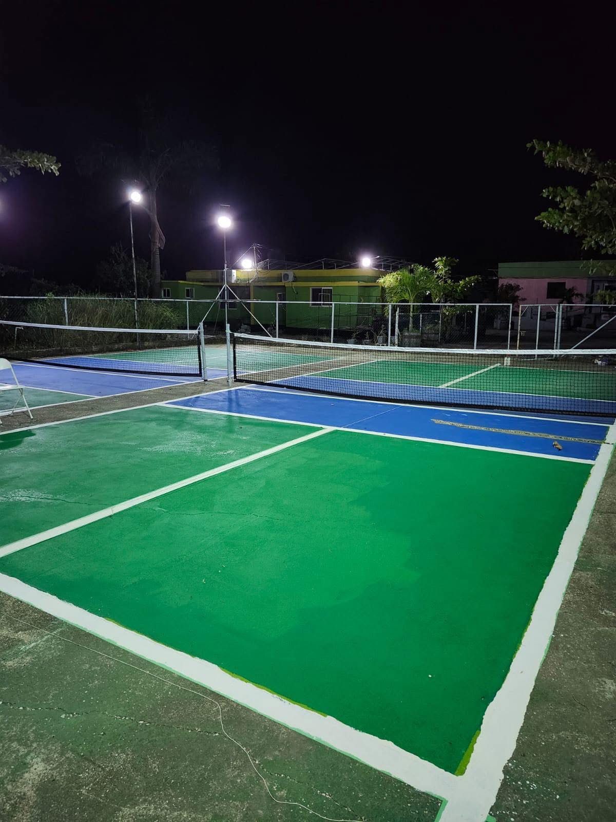 On the court
